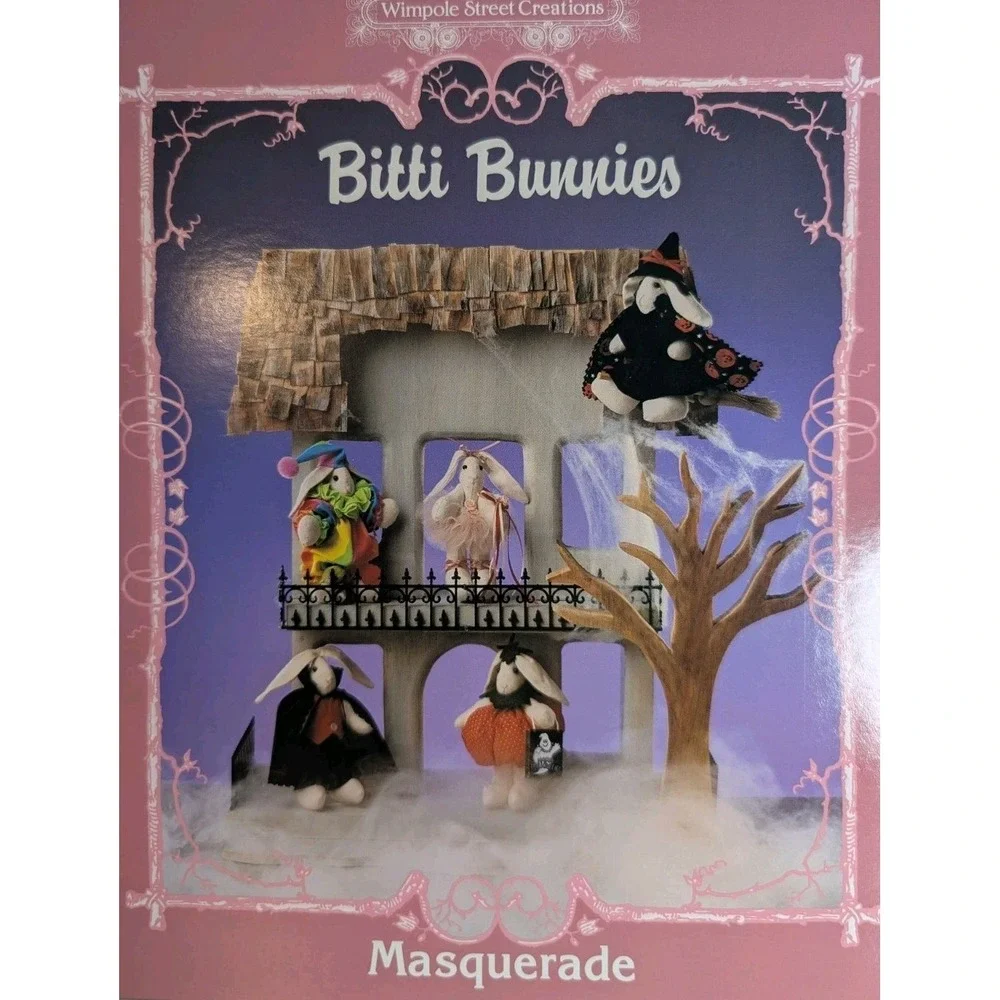 4 Wimpole Street Creations  Bitti Bunni Books. Original, Masquerade, Garden 1991